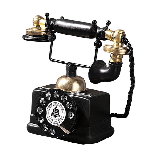 Antique style resin rotary - antique,