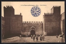 Old postcard Fez, Bab-D'Kaken 
