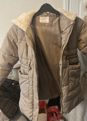 Girls grey puffer - girls,