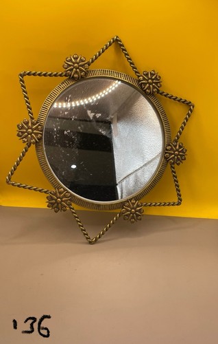 Vintage retro boho brass star - retro,
