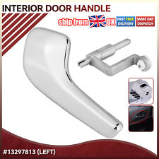INTERIOR CHROME DOOR HANDLE PASSENGER SIDE FOR VAUXHALL OPEL CORSA D #13297813