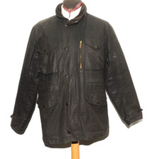 VINTAGE BARBOUR SAPPER WAX JACKET 4090144 HOODED SIZE MEDIUM