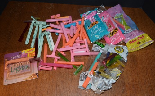 Vtg ladies disposable - ladies, shavers