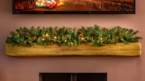 4ft led faux pine - led,