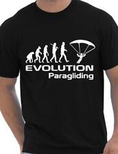 Evolution Of Paragliding Paragliders Gift   Mens T Shirt  Size S-XXL