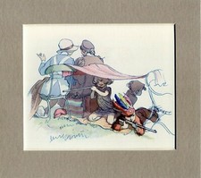 ~ Children Playing in the Park ~ by J H Dowd Colour Print Genuine Vintage 1937