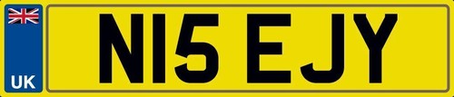 Nice initials number plate - initials,