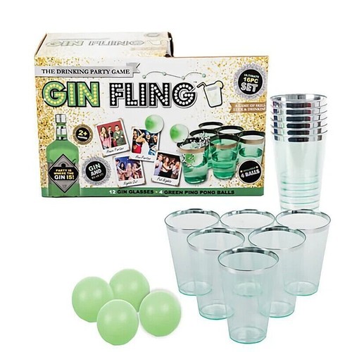 Gin fling ping pong adult - pong, shot