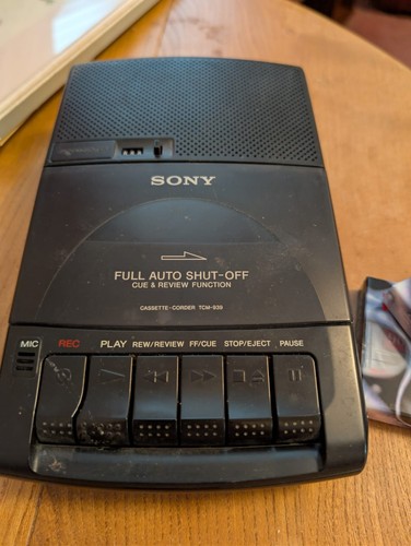 Sony tcm 939 cassette - tcm-939, cassette-corder