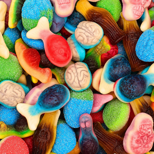 Jelly filled sweets mix from - jelly,