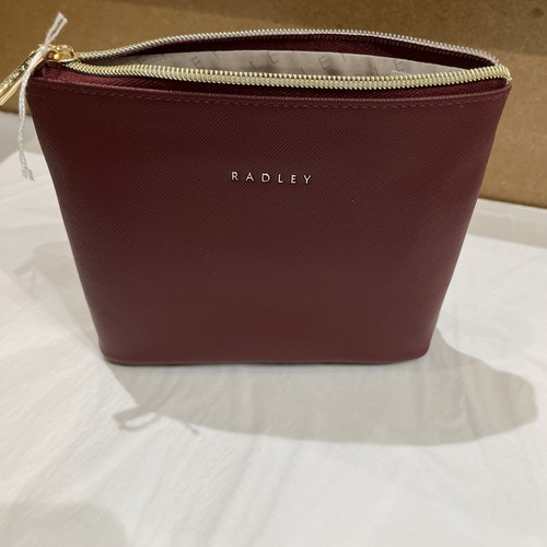 Radley burgundy makeup - makeup, bag