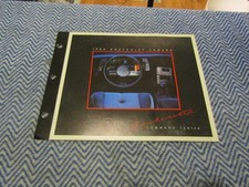 1984 CHEVROLET CAMARO BERLINETTA COMAND CENTER DEALER ALBUM BROCHURE RARE