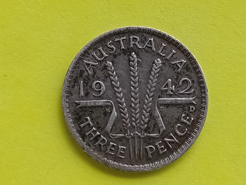 1942 australia three pence - 1942,