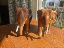 Wooden Elephant Couple Gift
