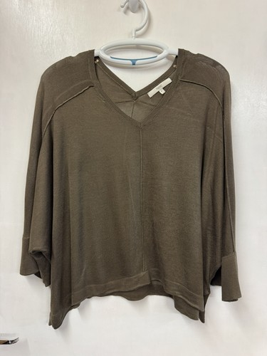 Next brown batwing thin jumper - brown,