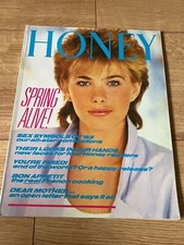 Honey magazine 1983. Fiona Richmond. Cynthia Payne. Paul Raymond. David Bailey