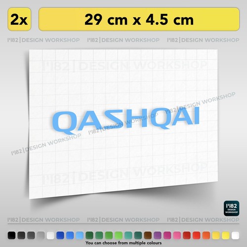 Nissan qashqai stickers - 2x,