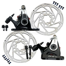 Trp SPYRE Mechanical Set/Front/Rear Disc Brake Caliper Flat Mount +160mm Rotor
