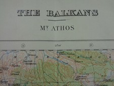 WW1 era British map of "MOUNT