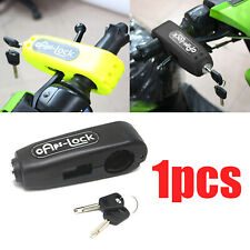 Motorcycle Handlebar Throttle Security Lock Bar Grip Brake Lever Anit-theft Lock