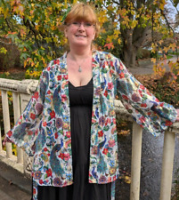 Party top kimono cover up 10 12 14 16 18 20 hippy wedding plus event jacket art