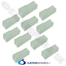 10 X 6mm HEAT RESISTANT ELECTRICAL PUSH ON SPADE TERMINAL FASTRON NYLON COVER  