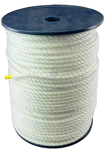 8mm white staplespun rope - staplespun, x