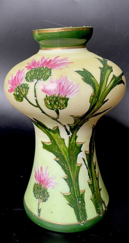 Art nouveau enameled ceramic - nouveau,