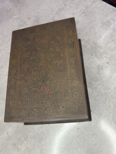 Vintage 1920s etched brass - vintage,
