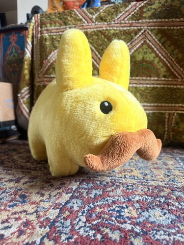 Labbit happy yellow plush - yellow,