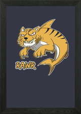 TigerShark Framed Wall Art