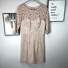 Milly Pale Pink Lace Dress SZ