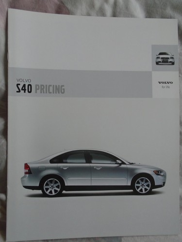 Volvo s40 pricing brochure - s40,