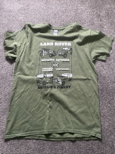 Green land rover shirt - land,