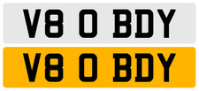 V8 PRIVATE NUMBER PLATE V80
