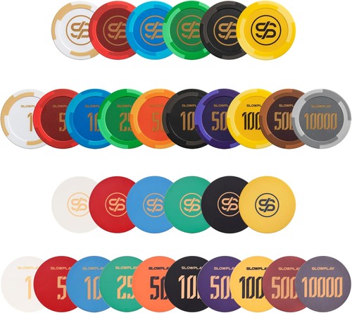 Slowplay poker chip - slowplay, set