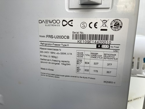 Daewoo frs u20dcb american - daewoo, frs-u20dcb