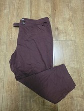 Tu Womens Burgundy Cropped