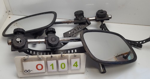 Flat caravan towing mirrors - 2x,