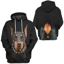 3D Doberman Pinscher Dog Front