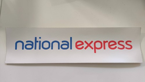 National express sticker decal - national,