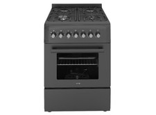 HYE C01FS60G17 Freestanding Gas Cooker & Single Oven, 4 Burners - Open Box(Read)