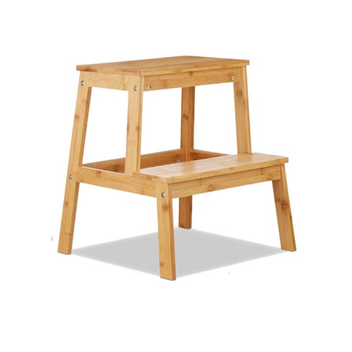 Bamboo step stool - bamboo,