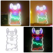 Night Light Alpaca Shaped Lamp