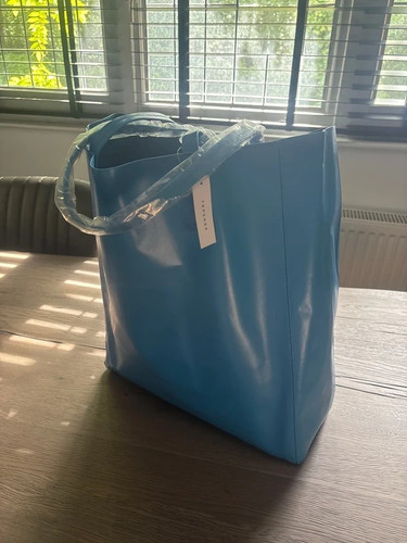 Topshop large blue shopper - topshop,