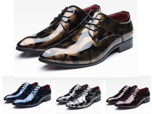 Mens shiny patent leather - patent,