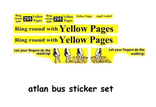 Dinky toys yellow pages - yellow,