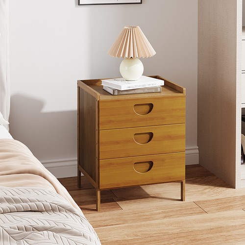 Bamboo bedside table - bedside, of