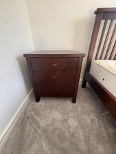 Wooden Bedside Tables Set of 2