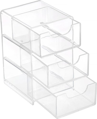 Clear acrylic drawer storage - acrylic,